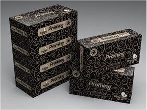 Tissu facial Eco Friendly Box Pack